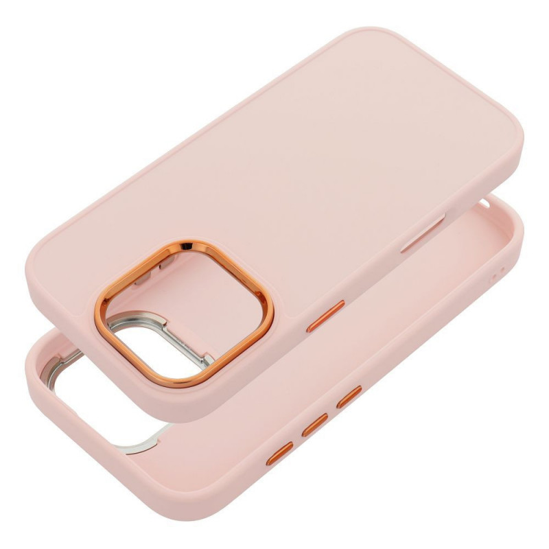 Kryt FRAME na Apple iPhone 17 Pro Elegantní  Pudrově růžový