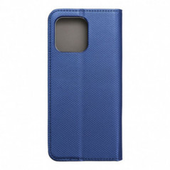 Peněženkové pouzdro Smart Case Book na Motorola Moto E15 Tmavší modrý