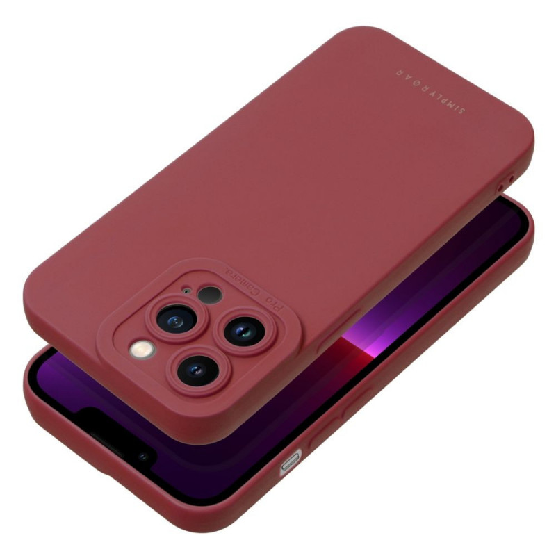 Kryt Roar Luna na Apple iPhone 17 Pro Max Jednobarevný, Stylový, Estetický doplněk  Červený