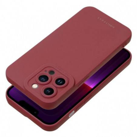 Kryt Roar Luna na Apple iPhone 17 Pro Max Jednobarevný, Stylový, Estetický doplněk  Červený