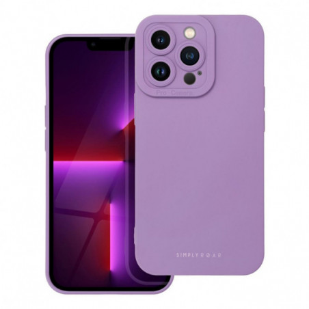 Kryt Roar Luna na Apple iPhone 17 Pro Jednobarevný, Stylový, Estetický doplněk  Fialový (Violet)