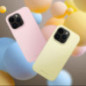 Kryt Roar Cloud-Skin na Apple iPhone 17 Pro Světle žlutý