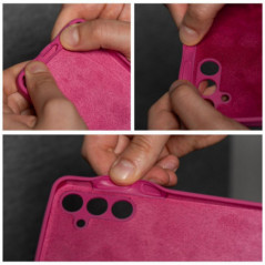 Kryt Silicone 2mm na Motorola Edge 50 Růžový
