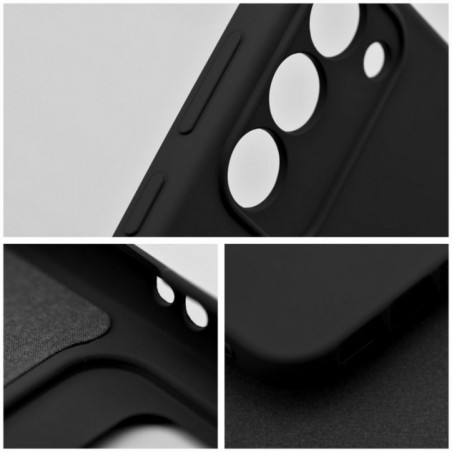 Kryt Silicone na Samsung Galaxy S25 Edge Elegantní  Černý