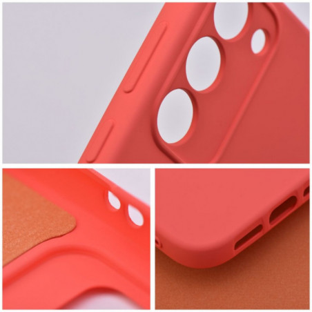 Kryt Silicone na Samsung Galaxy S25 Edge Elegantní  Broskvový