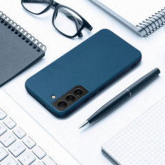 Kryt Silicone na Samsung Galaxy S25 Edge Elegantní  Modrý