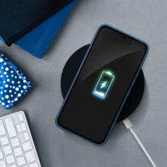 Kryt Silicone na Samsung Galaxy S25 Edge Elegantní  Modrý