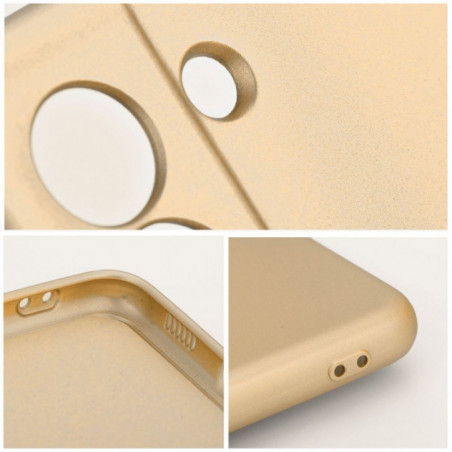 Kryt Metallic na Samsung Galaxy S25 Edge Zlatý