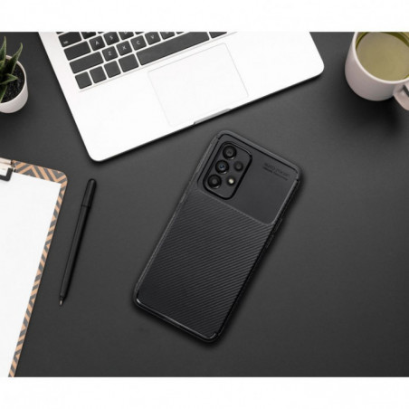 Kryt CARBON PREMIUM na Samsung Galaxy S25 Edge Elegantní  Černý