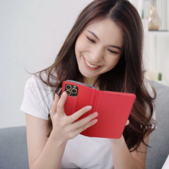 Peněženkové pouzdro Smart Case Book na Samsung Galaxy S25 Edge Červený