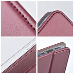 Peněženkové pouzdro Smart Magneto book na Samsung Galaxy S25 Edge Bordový