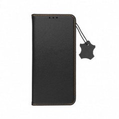 Kryt LEATHER na Samsung Galaxy S25 Edge Černý