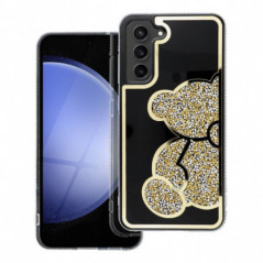 Kryt Teddy bear na Samsung Galaxy S25 Edge Zlatý