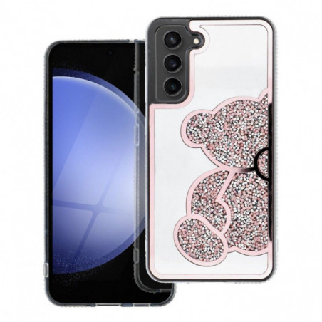 Kryt Teddy bear na Samsung Galaxy S25 Edge Růžový