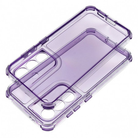 Kryt Matrix Clear na Samsung Galaxy S25 Edge Světle fialová