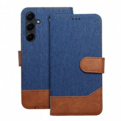 Peněženkové pouzdro JEANS na Samsung Galaxy S25 Edge Elegantní  Modrý
