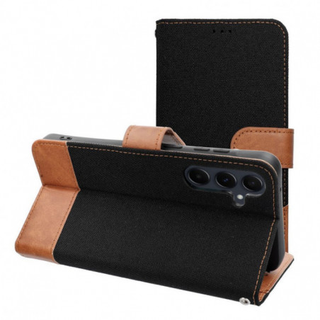 Peněženkové pouzdro JEANS na Samsung Galaxy S25 Edge Elegantní  Černý