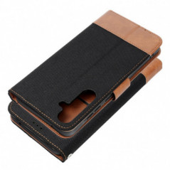 Peněženkové pouzdro JEANS na Samsung Galaxy S25 Edge Elegantní  Černý