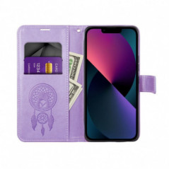 Peněženkové pouzdro MEZZO Book na Samsung Galaxy S25 Edge Fialový (Purple)