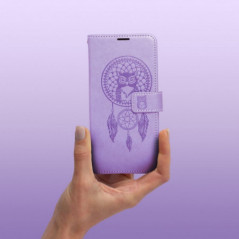 Peněženkové pouzdro MEZZO Book na Samsung Galaxy S25 Edge Fialový (Purple)