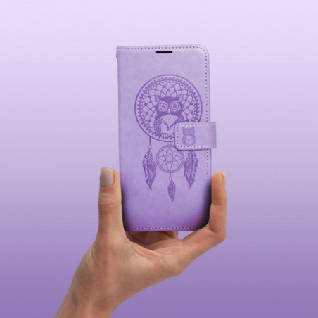 Peněženkové pouzdro MEZZO Book na Samsung Galaxy S25 Edge Fialový (Purple)