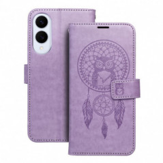 Peněženkové pouzdro MEZZO Book na Samsung Galaxy S25 Edge Fialový (Purple)
