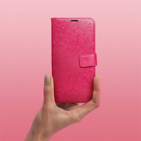 Peněženkové pouzdro MEZZO Book na Samsung Galaxy S25 Edge Purpurový