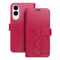Peněženkové pouzdro MEZZO Book na Samsung Galaxy S25 Edge Purpurový