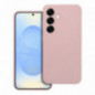 Kryt Silicone 2mm na Samsung Galaxy S25 Edge Pískově růžový