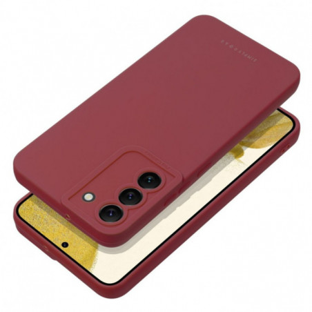 Kryt Roar Luna na Samsung Galaxy S25 Edge Jednobarevný, Stylový, Estetický doplněk  Červený