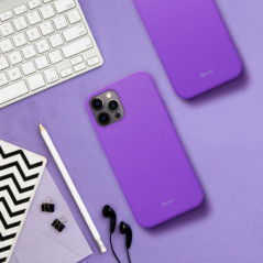 Kryt Roar Colorful Jelly na Samsung Galaxy S25 Edge Fialový (Purple)