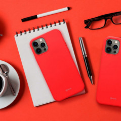 Kryt Roar Colorful Jelly na Samsung Galaxy S25 Edge Zářivý růžový