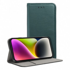 Peněženkové pouzdro Smart Magneto book na Motorola Edge 60 Pro Tmavě zelený