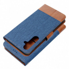 Peněženkové pouzdro JEANS na Samsung Galaxy S25 FE Elegantní  Modrý