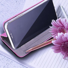 Peněženkové pouzdro Sensitive Book na Samsung Galaxy S25 FE Světle růžový