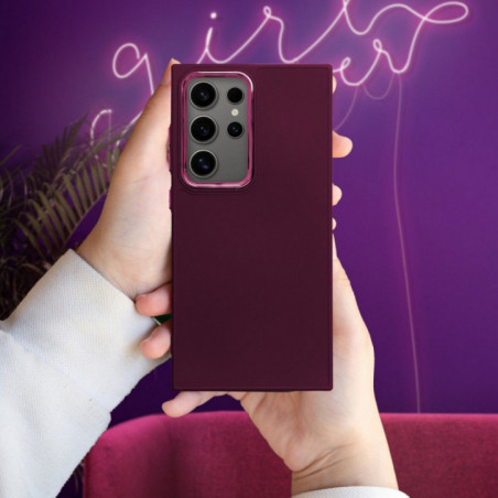 Kryt FRAME na Samsung Galaxy S25 FE Elegantní  Fialový (Purple)