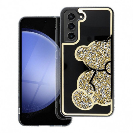 Kryt Teddy bear na Samsung Galaxy S25 FE Zlatý