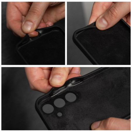 Kryt Silicone 2mm na Samsung Galaxy S25 FE Černý