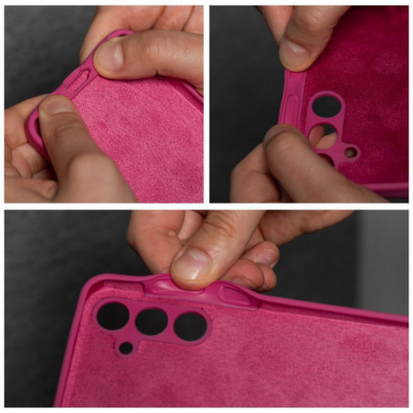 Kryt Silicone 2mm na Samsung Galaxy S25 FE Růžový