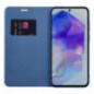 Peněženkové pouzdro LUNA Book Carbon na XIAOMI Redmi 15 4G Uhlíkové vlákno, Elegantní  Modrý
