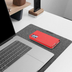 Peněženkové pouzdro LUNA Book Gold na XIAOMI Redmi 15 4G Elegantní  Červený