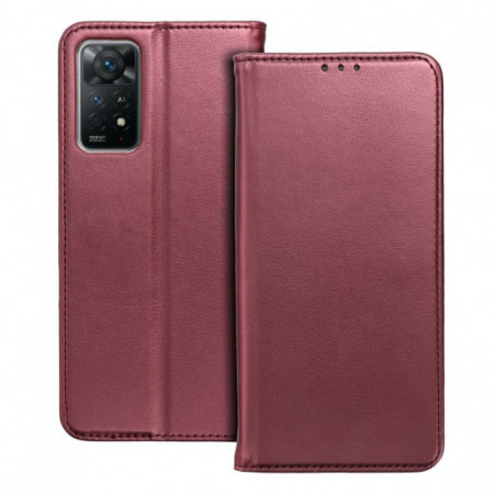 Peněženkové pouzdro Smart Magneto book na Honor 400 Lite Bordový