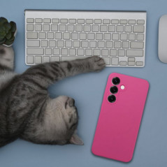 Kryt Silicone 2mm na Honor 400 Pro Růžový