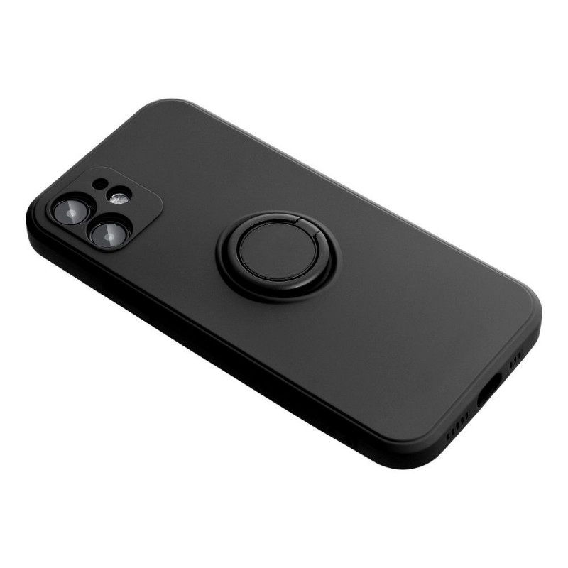 Kryt Silicone ring na XIAOMI Redmi Note 14 5G Černý