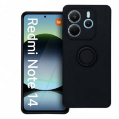 Kryt Silicone ring na XIAOMI Redmi Note 14 5G Černý