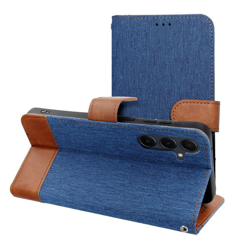 Peněženkové pouzdro JEANS na Samsung Galaxy A17 Elegantní Modrý Peněženkové pouzdro JEANS na Samsung Galaxy A17 Elegantní Modrý