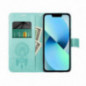 Peněženkové pouzdro MEZZO Book na Samsung Galaxy A17 Zelený