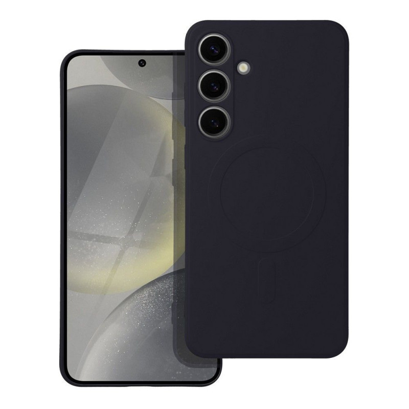 Kryt Silicone Mag Cover na Samsung Galaxy A17 MagSAFE  Černý