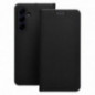 Peněženkové pouzdro LUNA Book Carbon na Samsung Galaxy A17 Uhlíkové vlákno, Elegantní  Černý