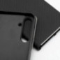 Peněženkové pouzdro LUNA Book Carbon na Samsung Galaxy A17 Uhlíkové vlákno, Elegantní  Černý